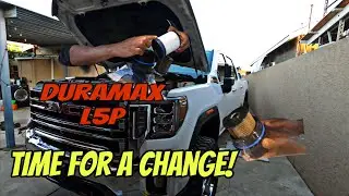 2020 GMC SIERRA DURAMAX L5P FUEL FILTER CHANGE