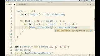 Typescript Guide - Lesson 75  Sorting Implementation