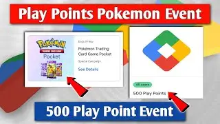 Play Points Pokémon Event |  Google Play Point 500 Redeem Code Event