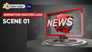 Scene 01 | Blender & After effects animation masterclass tutorial (for beginners)