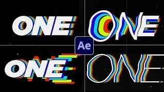 Typography Text Animation - After Effects Tutorial | Without Plugins