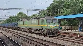 4 in 1 || Trains at high speed near Ottappalam, Kerala!