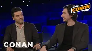 Adam Driver & Oscar Isaac Are The Bad Boys Of Star Wars | CONAN on TBS