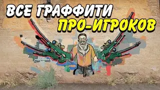 ВСЕ ЛЕГЕНДАРНЫЕ ГРАФФИТИ ПРО-ИГРОКОВ ЗА ВСЮ ИСТОРИЮ CS:GO