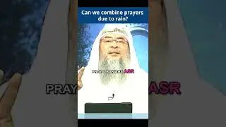 Can we combine prayers in the masjid when it rains (pray home?)#Assim #assimalhakeem assim al hakeem