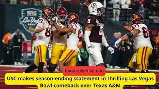 USC's Thrilling Las Vegas Bowl Comeback: Jayden Maiava & Austin Ford Lead Trojans to Victory!