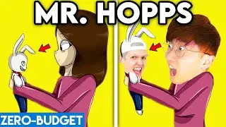 MR. HOPPS WITH ZERO BUDGET! (MR. HOPPS PLAYHOUSE FUNNY PARODY BY LANKYBOX!)