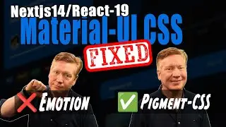 Pigment-CSS: Material-UI Fixed on NextJS and React 19