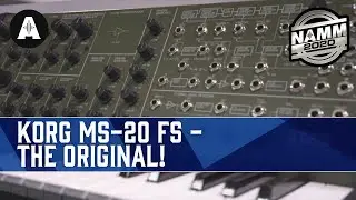 The Korg MS-20 Is Back, and Its Full Size! - NAMM 2020