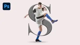 How to Create  Letter Portrait Effect - Photoshop Tutorial