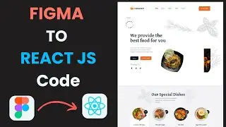 Convert Figma Design To React JS Code 2024