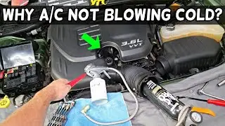 DODGE CHARGER AC DOES NOT BLOW COLD, WHY AIR CONDITIONER NOT BLOWING COLD