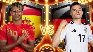 ESPAÑA VS ALEMANIA CON LAMINE YAMAL, MUSIALA, WIRTZ, PEDRI...