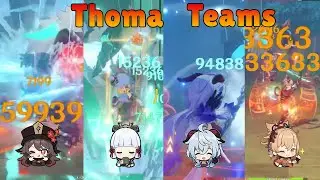 Thoma Team Builds and Showcase - Genshin Impact