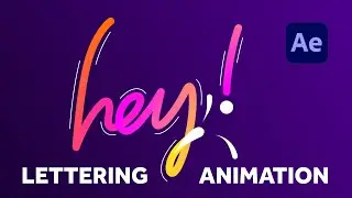 Lettering Animation using Thicc Stroke | After Effects Tutorial