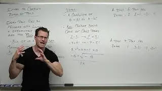 Introduction to Complex Solutions of Polynomials (Precalculus - College algebra 35)