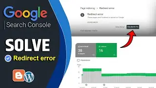 100% 😱 Redirect error ⚠️ Blogger | Google Search Console