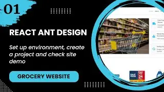 React JS #1 - Set up environment, create a project and check site demo