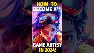 The SECRET No One Tells You 🤫  How to Become a Game 🎮 Artist in 2024 #gamedev