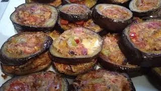 Простой дешевый мировой закусон на застолье! Баклажаны.