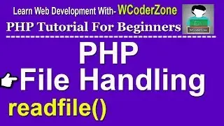 php file handling - readfile() php in English