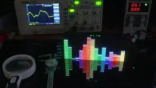 Desktop Audio Visualizer - Spectrum Analyzer - ESP32