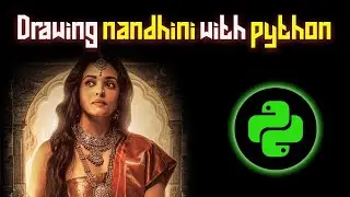 When an Artist become a Programmer | Drawing Nandhini with Sketchpy | 