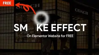 How to Add Smoke Text Animation in Elementor (FREE) | Elementor Tips and Tricks