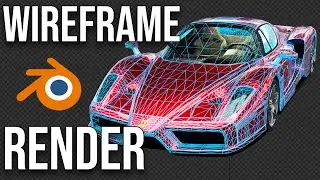 How to render wireframe in 2 clicks? Blender 3.3