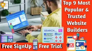 9 Most Popular & Trusted Website Builders 🔥 Free SignUp 🔥 Free Trial 🔥 Best for Online Store & Blogs