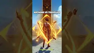 genshin impact Archons vs traveller #genshinimpact #genshin #shorts