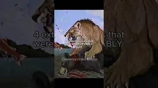 4 extinct big cats that were unbelievably giant 