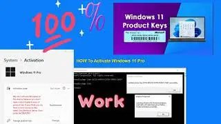 Activate Windows 11 Pro on CMD free 100% work