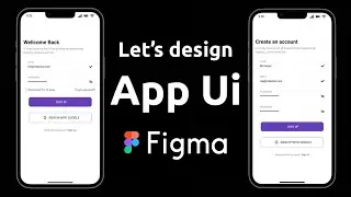 Lets design App Ui using Figma | Sign in and Sing Up page | Expert Azi