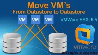 VMWare ESXi 6.5 move VMs to another Datastore