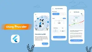 BMI Calculator Flutter || Flutter BMI App Using Provider