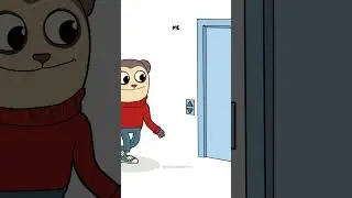 NORMAL PEOPLE vs ME: Waiting For The Elevator (Animation Meme) 