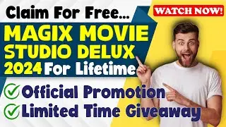 🎬 FREE Magix Movie Studio Deluxe 2024 Giveaway! (Magix + Chip Collaboration) 🎉How to Setup & Use PC?