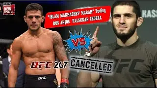 Islam MAKHACHEV is furious, after canceling the fight with RAFAEL DOS ANJOS