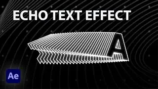 Use Viral Echo Effect on Text for Motion Graphics - After Effects