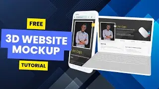 Free 3D Website Mockup In Figma - Figma Tutorials