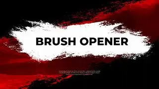 Brush Opener DaVinci Resolve Templates