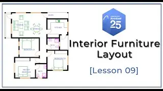 ArchiCAD 25 Basics - Furniture Layout using the Object Tool [Lesson 09]