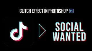 Tiktok Glitch Using PHOTOSHOP (tutorial)