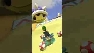 Using a Mushroom to DODGE a Blue Shell? | Mario Kart 8 Deluxe