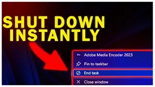 How to Quickly Instantly Shut Down a Program or Game