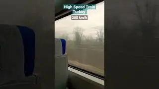 high speed train turkey 205 km/h  