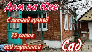 Дом на Юге с Летней кухней/ 15 соток под клубникой, Сад