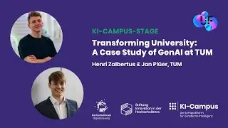 Transforming University: A Case Study of GenAI at TUM (Henri Zalbertus, Jan Plüer) | U:FF 2024