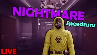 Escape The Backrooms - NIGHTMARE Speedruns (WR attempts) - LIVE